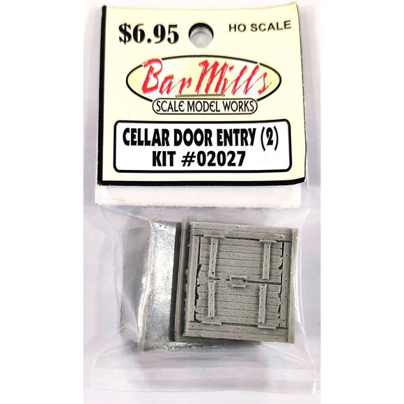 Bar Mills Kit #02027 CELLAR DOOR ENTRY, HO Scale, New, See Pics/Description. - Picture 1 of 3